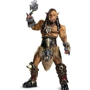 Disguise Men's Warcraft Durotan Prestige Deluxe Halloween Costume Cosplayi